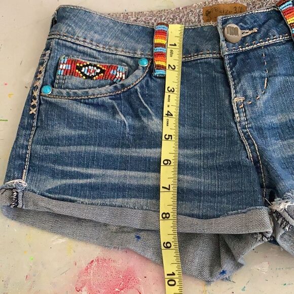 YNQ Denim Short Shorts - Picture 9 of 9